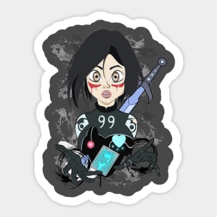 Alita ángel de combate Sticker